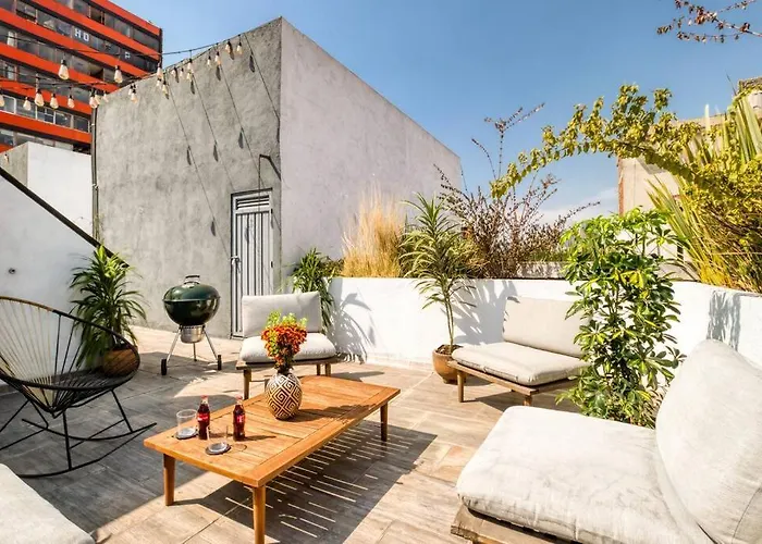 Medellin 148 By Mr W - 1Br Ph4 With Roof Garden In La Roma