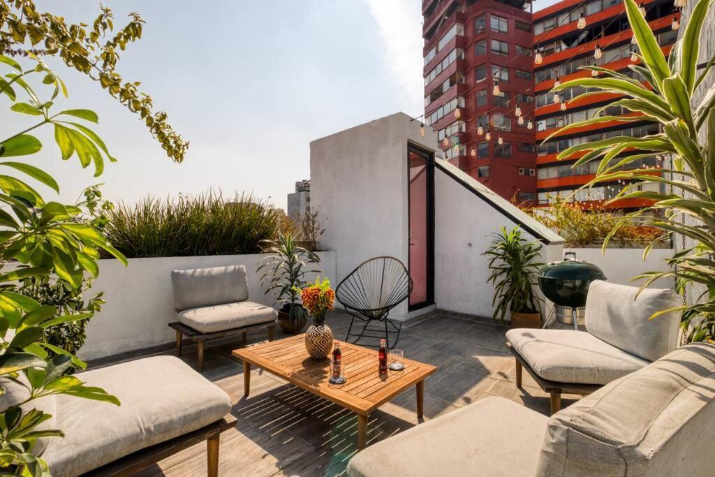 Medellin 148 By Mr W - 1br Ph4 With Roof Garden In La Roma Apartment *